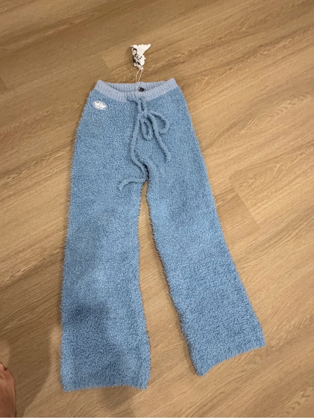 Boys Lie Soft Light Blue Plush Joggers